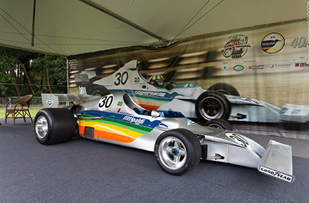O primeiro carro de Fórmula 1, Fittipadi FD 01, produzido no Brasil há 40 anos da equipe Fittipaldi